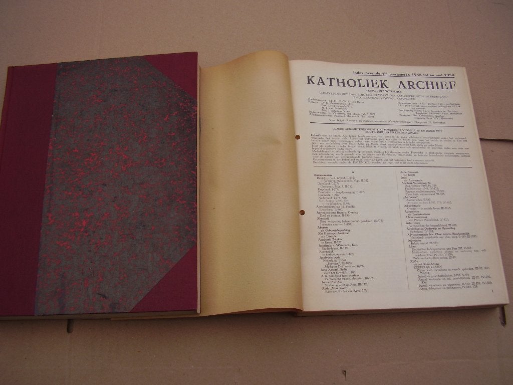 Katholiek Archief   weekblad, Verzenden, Gelezen