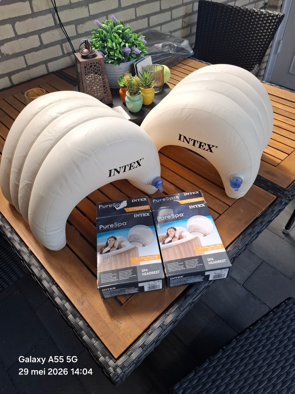 Opblaasbare hoofdsteunen voor jaccuzzi., Ophalen of Verzenden