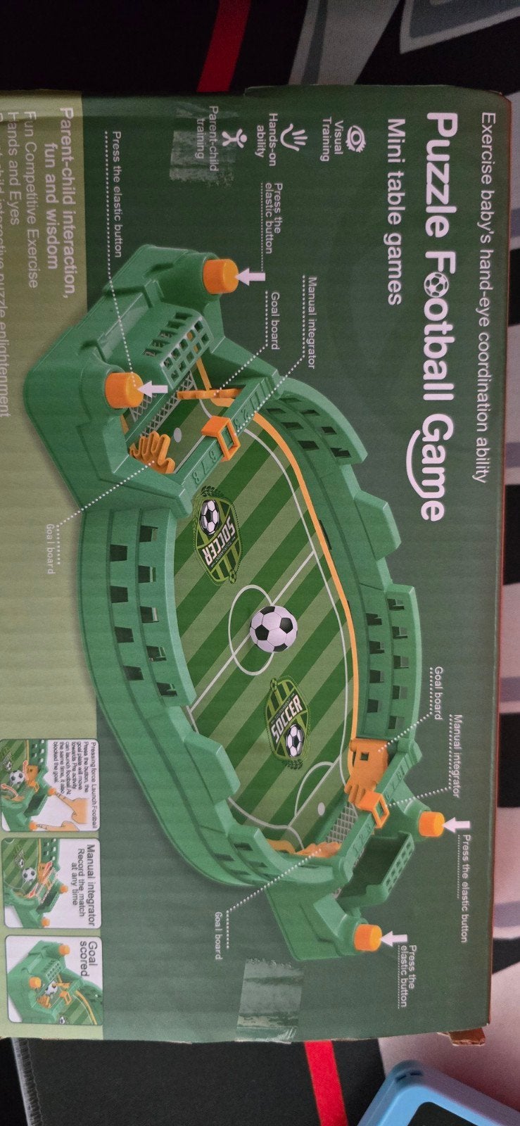 NIEUW IN DOOS: Mini Tafelvoetbal Spel, Ophalen of Verzenden, Nieuw