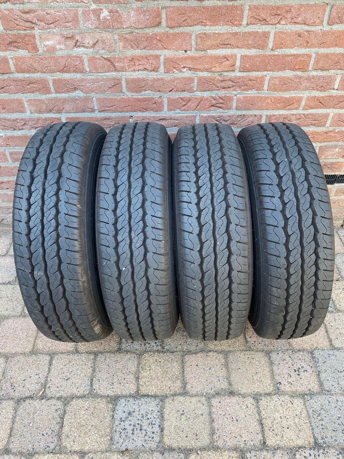 Aanhangwagen/Trailer banden 185R14C, Ophalen, Gebruikt