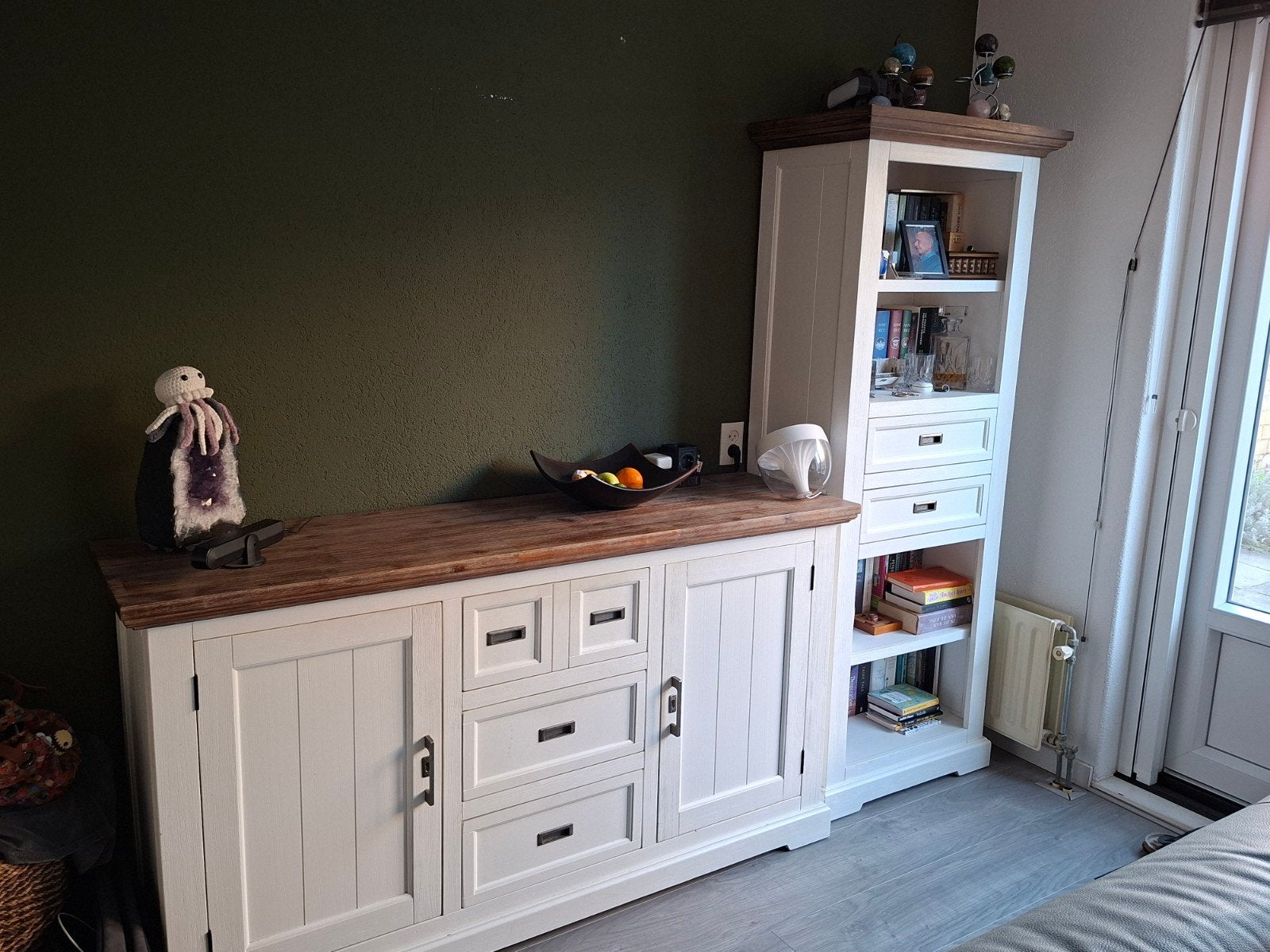 Landelijke Dressoir, Boekenkast en TV-meubel, Huis en Inrichting, Ophalen, Zo goed als nieuw, Eikenhout, Landelijk, Brocante