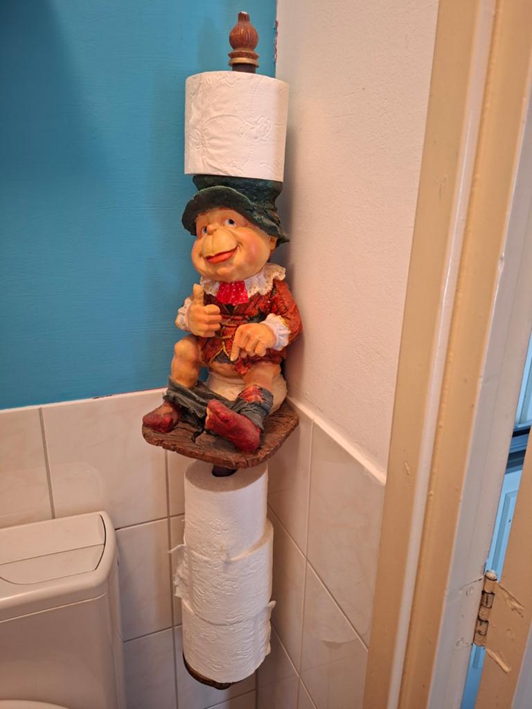 Efteling laaf wcrolhouder, Verzamelen, Efteling, Ophalen of Verzenden, Gebruikt, Gebruiksvoorwerp