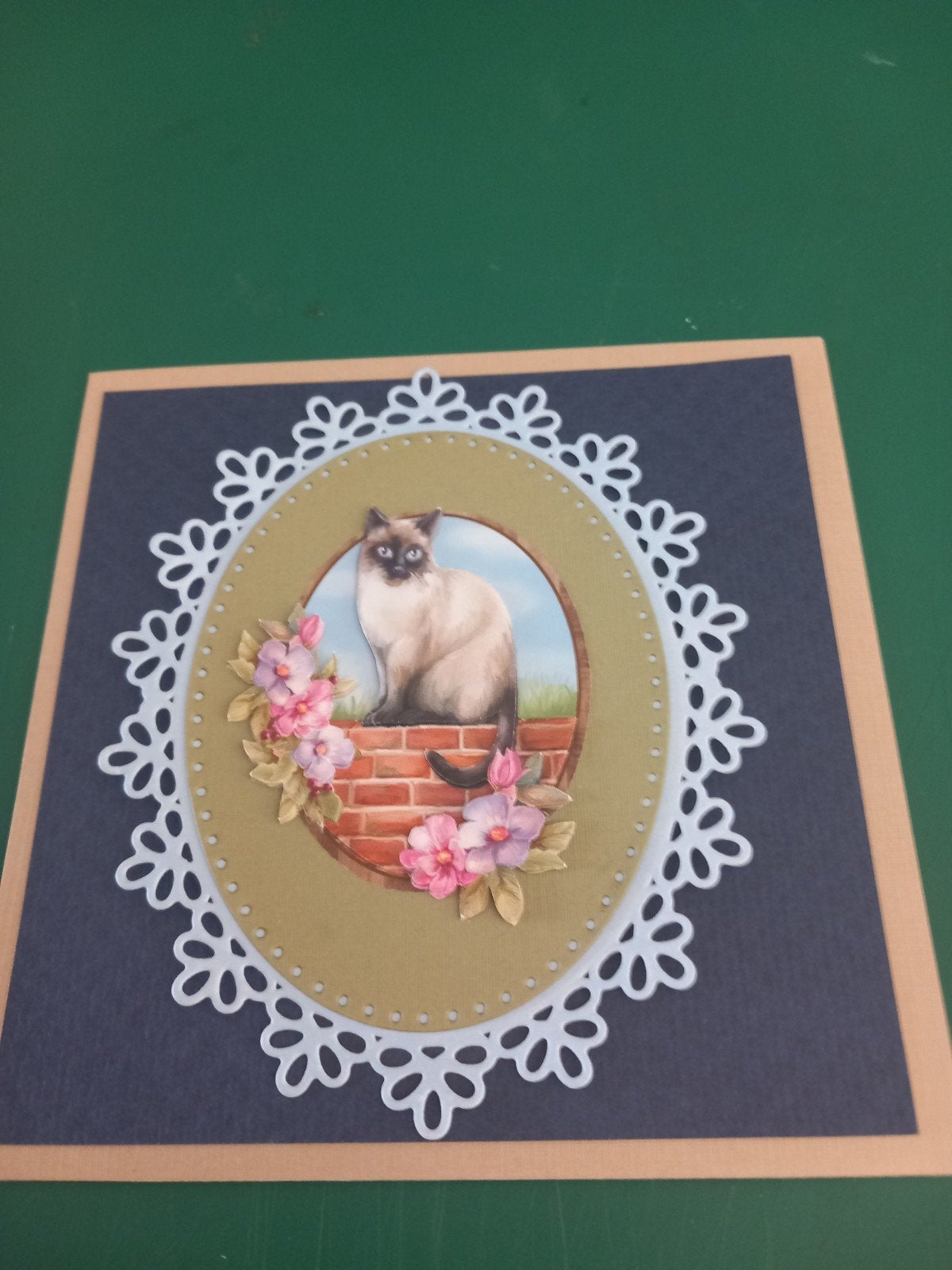 oplegsetje met stansjes en 3d plaatje, Hobby en Vrije tijd, Ophalen of Verzenden, Zo goed als nieuw, Kerst, Overige typen