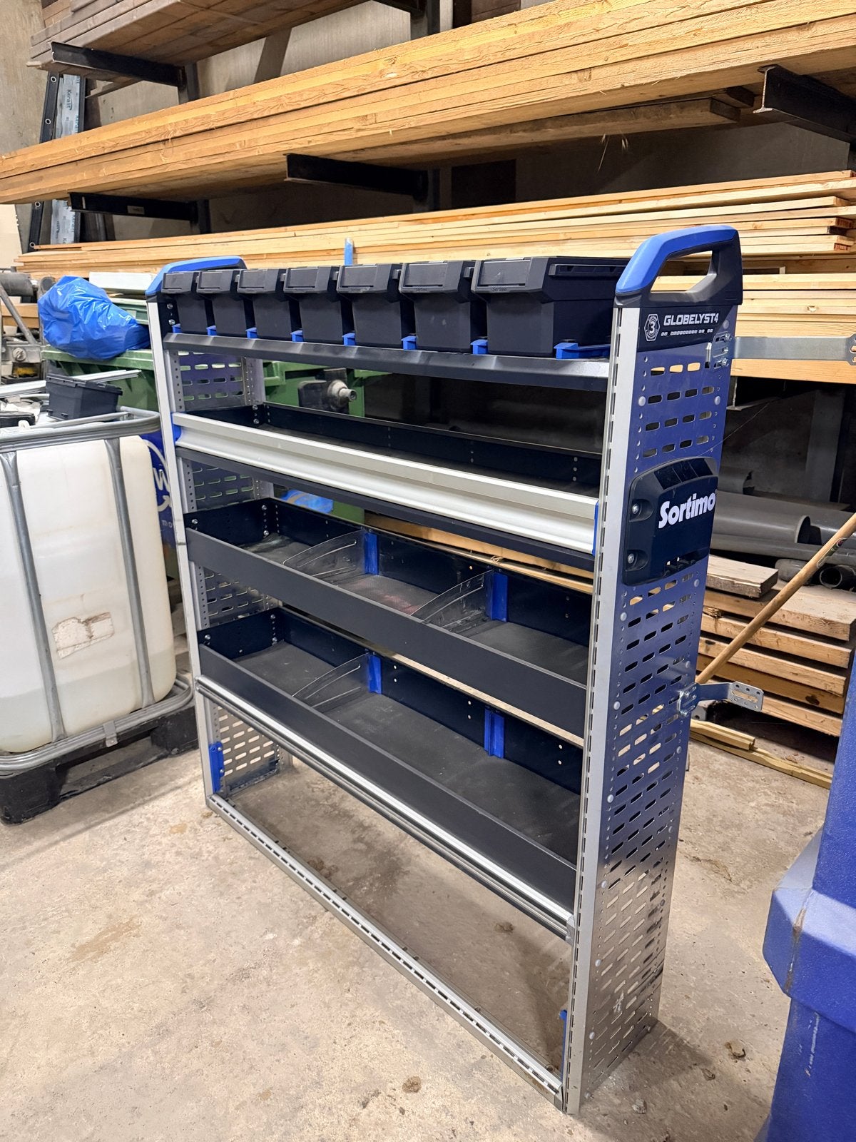 Sortimo Globelyst businrichting, Auto diversen, Ophalen