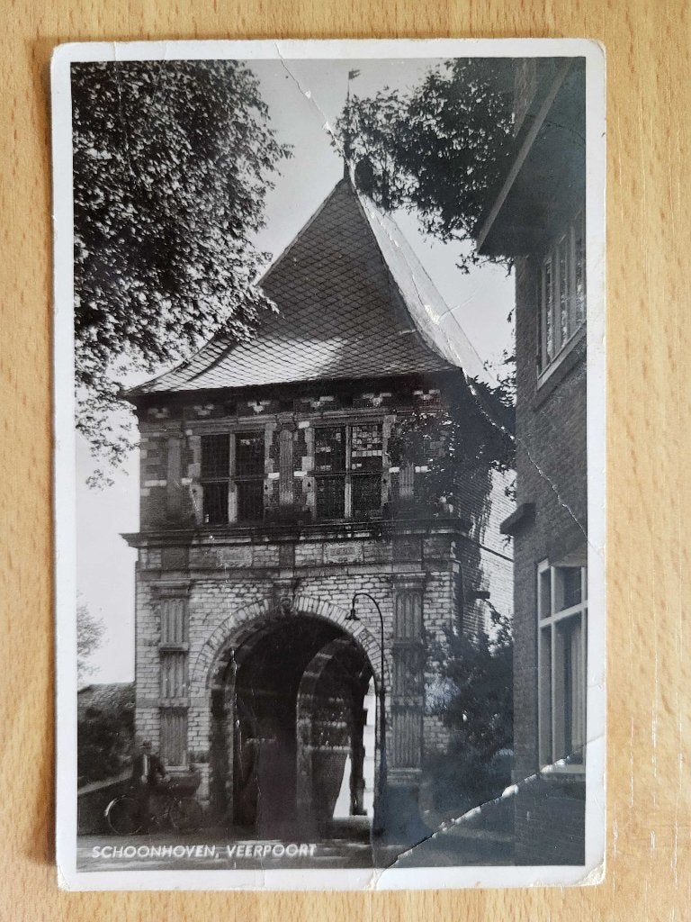 ansicht SCHOONHOVEN Werfpoort, Ophalen of Verzenden, Voor 1920, Zuid-Holland
