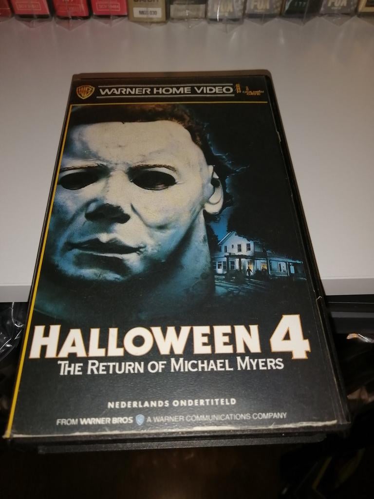 VHS ex-rental - Halloween 4, Vanaf 16 jaar, Ophalen of Verzenden, Gebruikt, Horror
