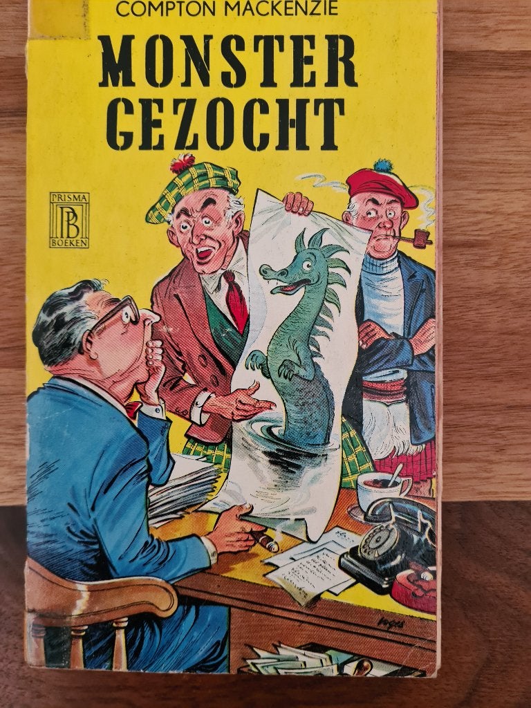 Monster gezocht., Ophalen of Verzenden, Gelezen, Compton mackenzie, Fictie