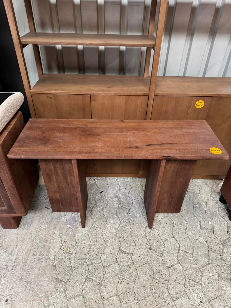 Sidetable mangohout 120x40x75 cm, Huis en Inrichting, Tafels | Sidetables, Ophalen, 100 tot 150 cm, Nieuw, Overige materialen