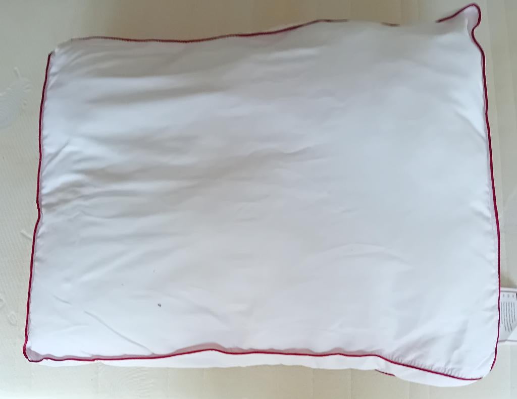 Te Koop: Een wit kussen., Huis en Inrichting, Woonaccessoires | Kussens, Ophalen of Verzenden, Gebruikt, Wit, Rechthoekig
