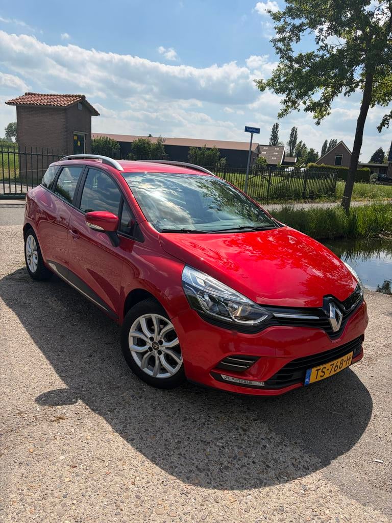Renault Clio 0.9 TCE 90 Estate 2018 Rood, Voorwielaandrijving, 898 cc, 580 kg, Elektrische ramen