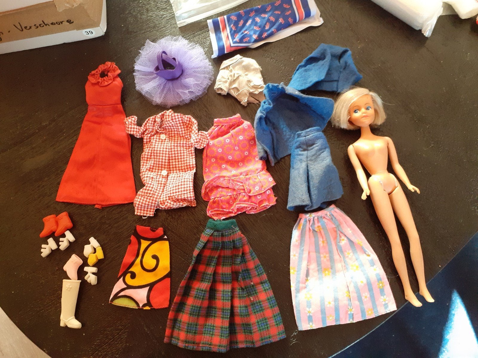 Daisy Mary Quant met kleding jaren 70, Ophalen of Verzenden, Gebruikt, Pop