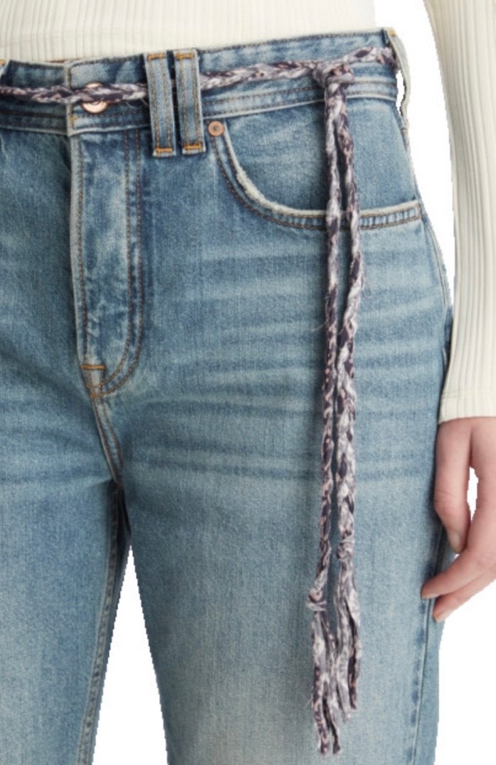 Unieke spijkerbroek riemen - Handgemaakt, 1.20m lang, Kleding | Dames, Overige kleuren, Heupriem, Ophalen of Verzenden, Zo goed als nieuw