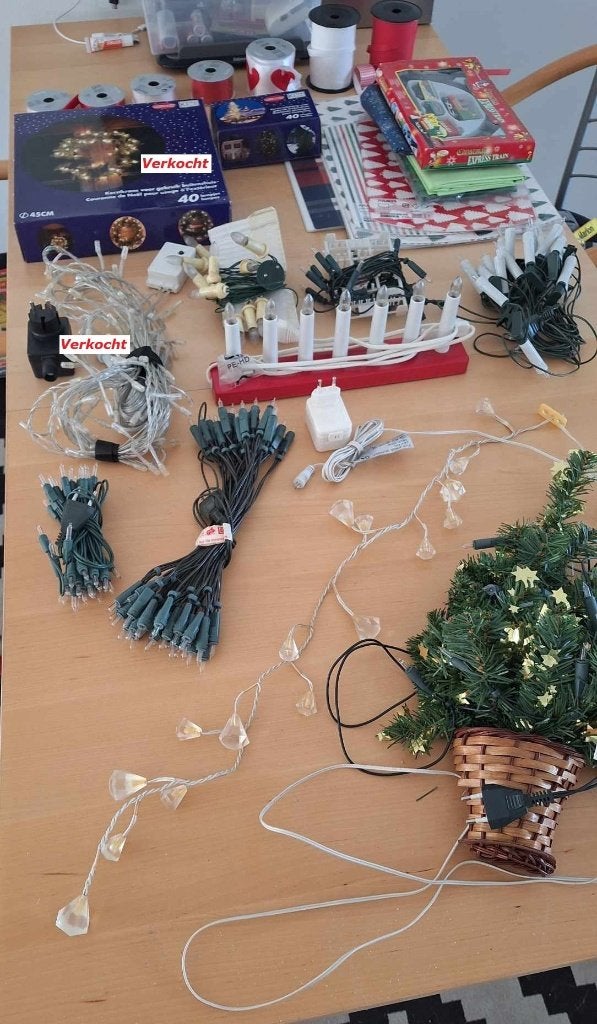Te koop diverse soorten kerstverlichting (nieuw/gebruikt)., Ophalen of Verzenden, Zo goed als nieuw