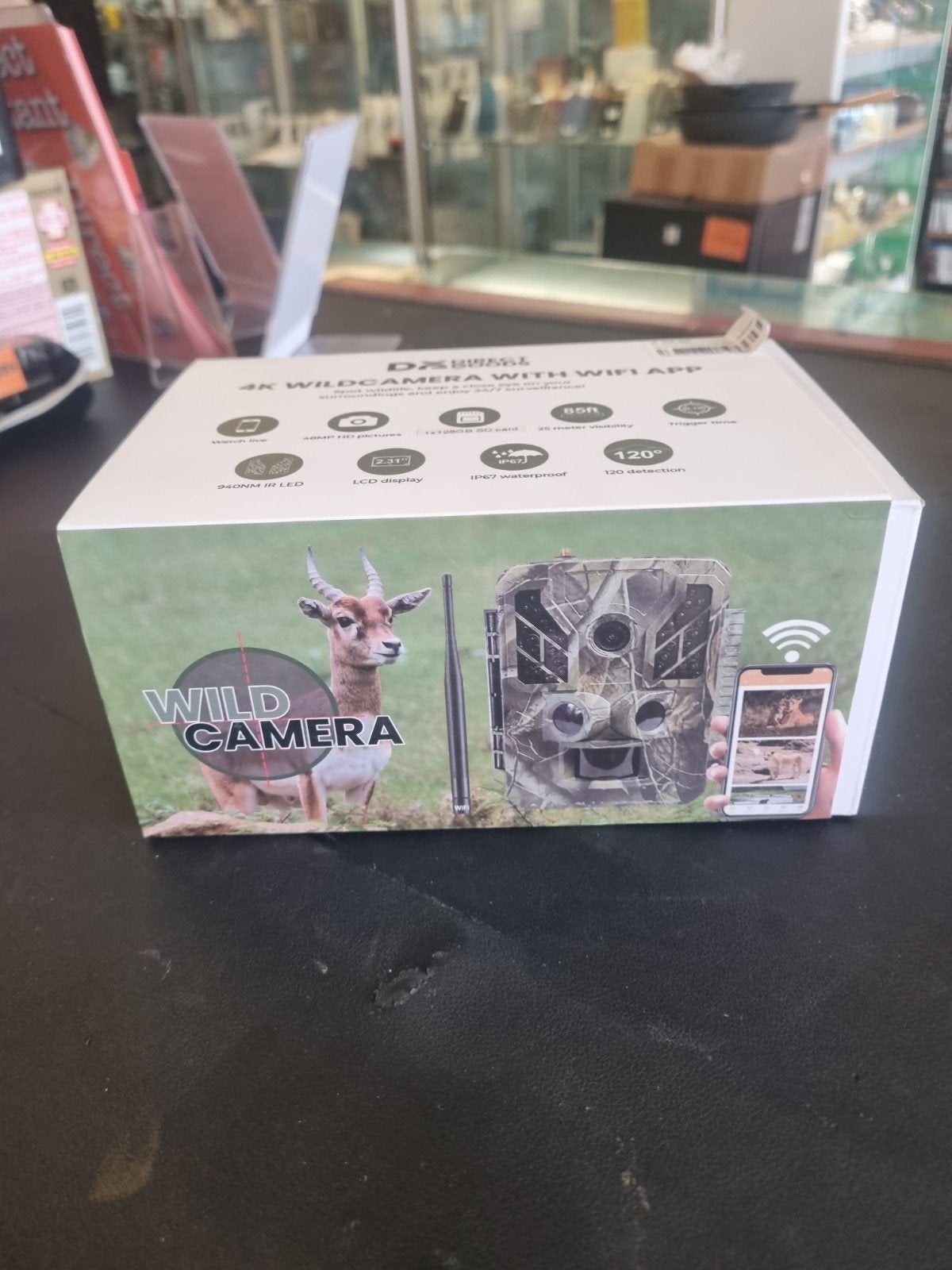 4K Wildcamera met WiFi App - Direct Goods, Nieuw, Ophalen of Verzenden, Onbekend, Buitencamera