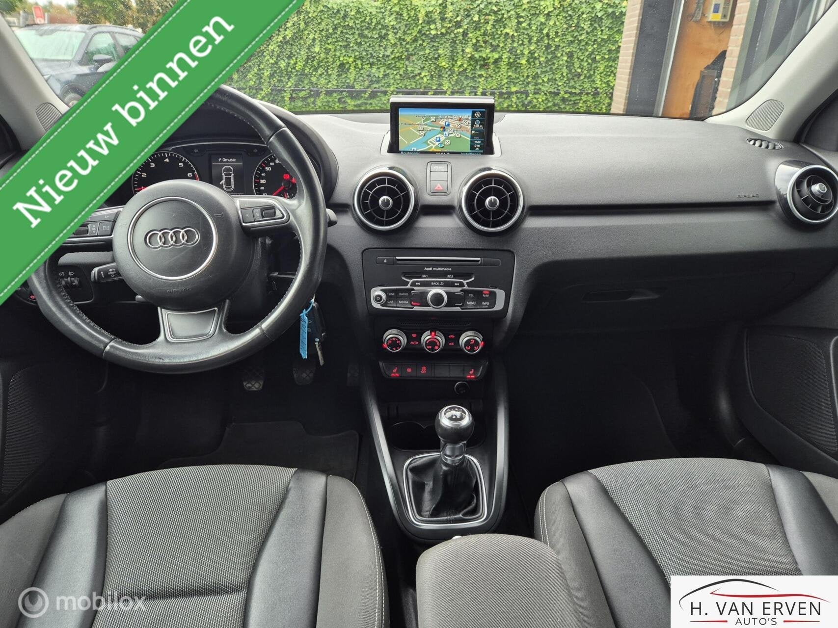 Audi A1 Sportback 1.0 TFSI NAVI PDC HALF LEDER CRUISE, Voorwielaandrijving, Euro 6, 95 pk, 4 stoelen