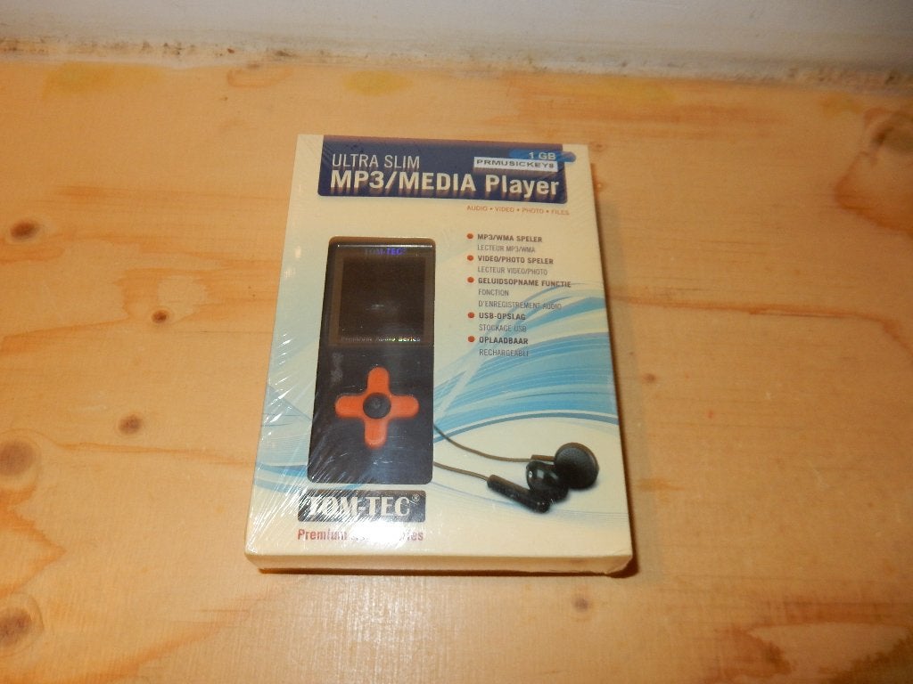 Tom-Tec Mp3 speler 1GB nieuw in verpakking, Ophalen of Verzenden, Refurbished, Overige merken, Minder dan 2 GB