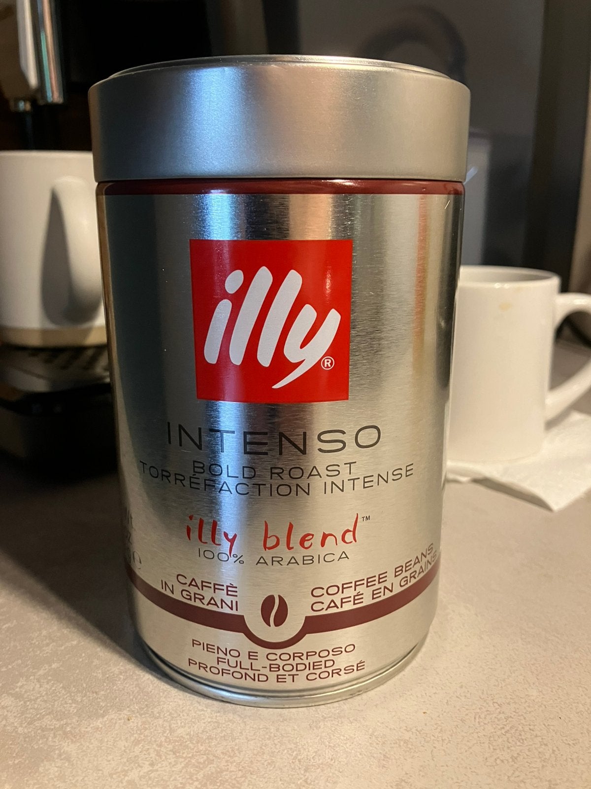 Illy intenso koffiebonen, Ophalen