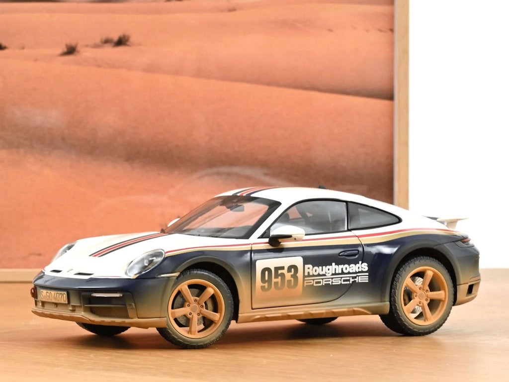Porsche 911 992 Dakar Dirty 1:18 Norev limited edition 500st, Hobby en Vrije tijd, Ophalen of Verzenden, Nieuw, Auto, Norev