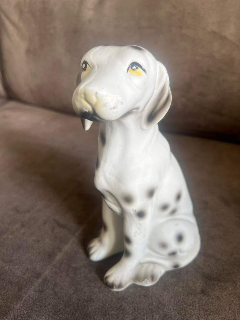 Honden Beeldje Dalmatiër Keramiek., Ophalen of Verzenden, Zo goed als nieuw, Dier