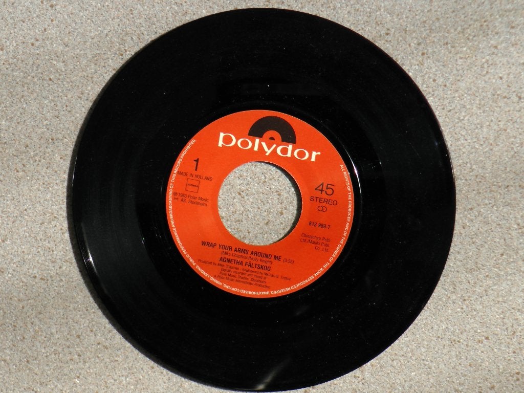 Agnetha Faltskog (ABBA) - Wrap your arms around me VINYL, Ophalen of Verzenden, Gebruikt, 7 inch, Pop
