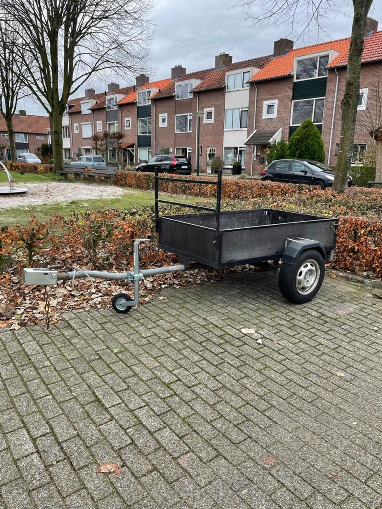 Aanhanger 1,75 x1,05, Auto diversen, Aanhangers en Bagagewagens, Ophalen, Gebruikt
