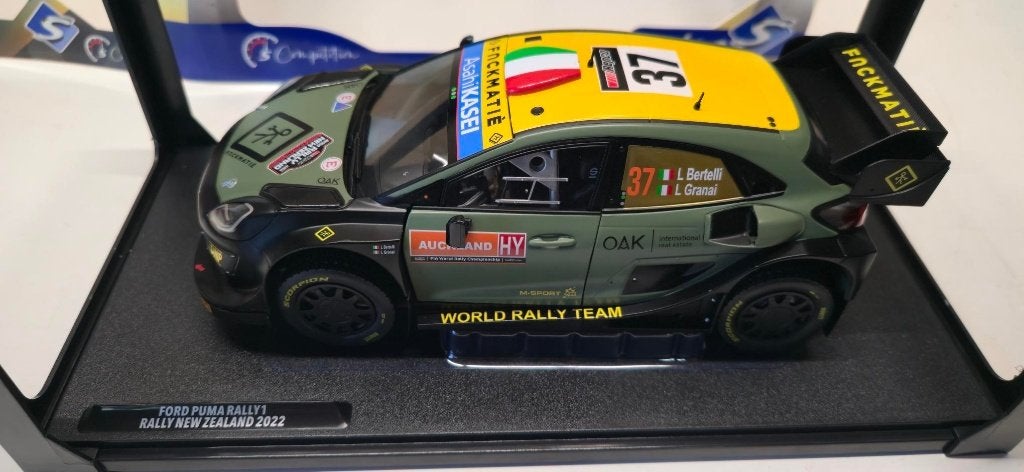 Ford Puma Rally1 Rally Nieuw-Zeeland 2022 solido 1:18, Ophalen, Nieuw, Auto, Solido
