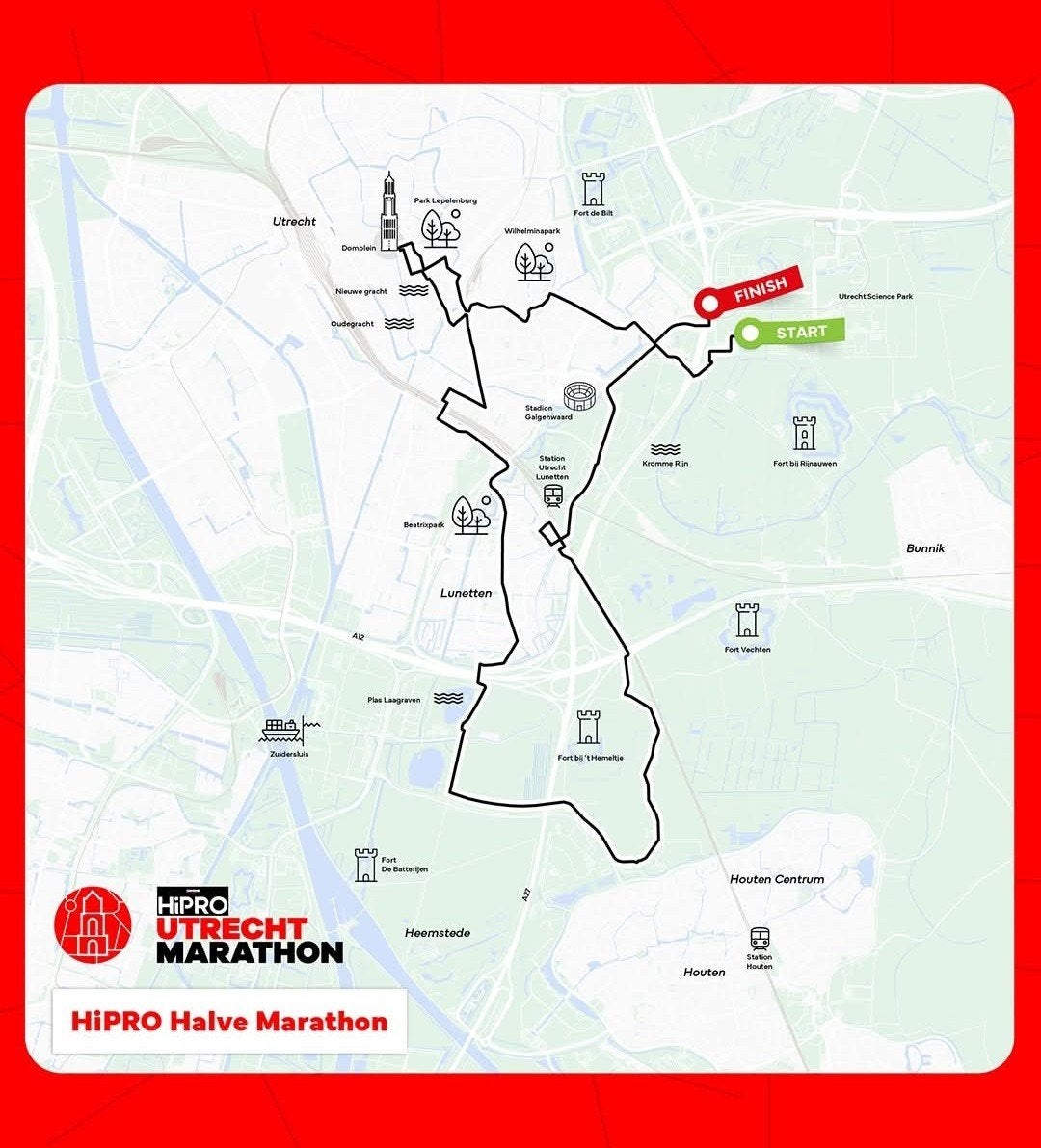 Startbewijs Utrecht HitPro halve Marathon 31-05, Sport en Fitness, Loopsport en Atletiek, Ophalen of Verzenden
