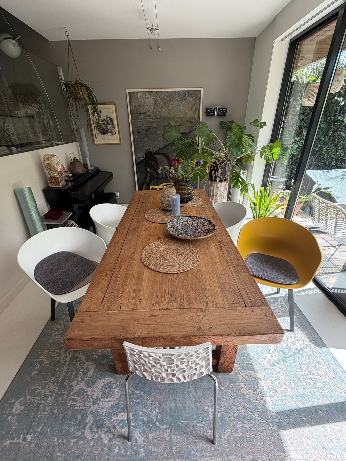 HAY eetkamerstoelen, Ophalen, Kunststof, Gebruikt, Wit