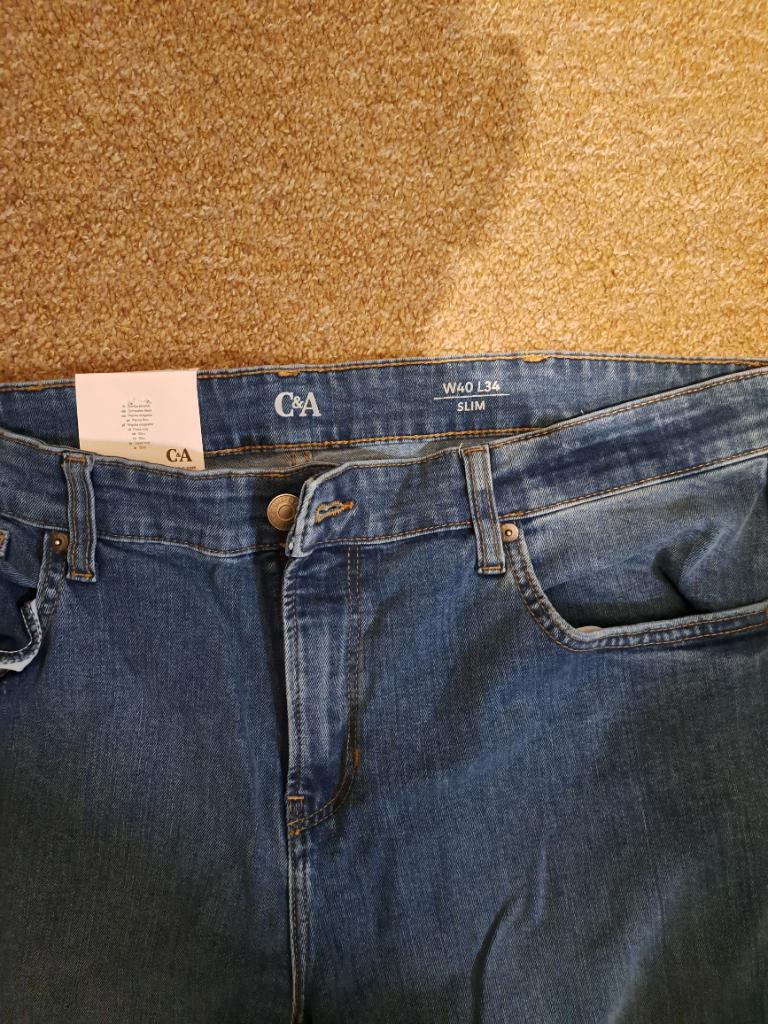 Spijkerbroek  nieuw W 40 L 34, Ophalen of Verzenden, Nieuw, Blauw, W33 - W34 (confectie 48/50)