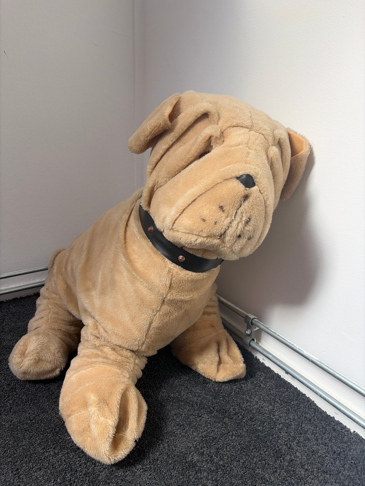 Grote Shar Pei knuffelhond - Zo goed als nieuw, Ophalen, Gebruikt, Hond, Middelgroot (20 tot 80 cm)