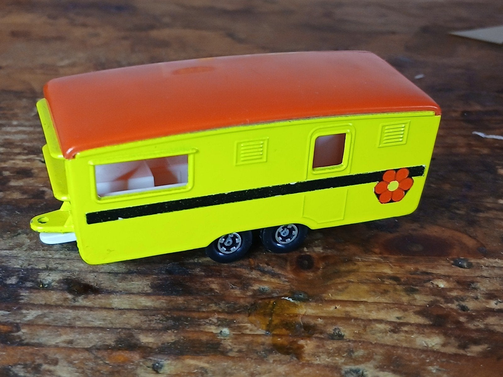matchbox trailer caravan, Ophalen of Verzenden, Zo goed als nieuw