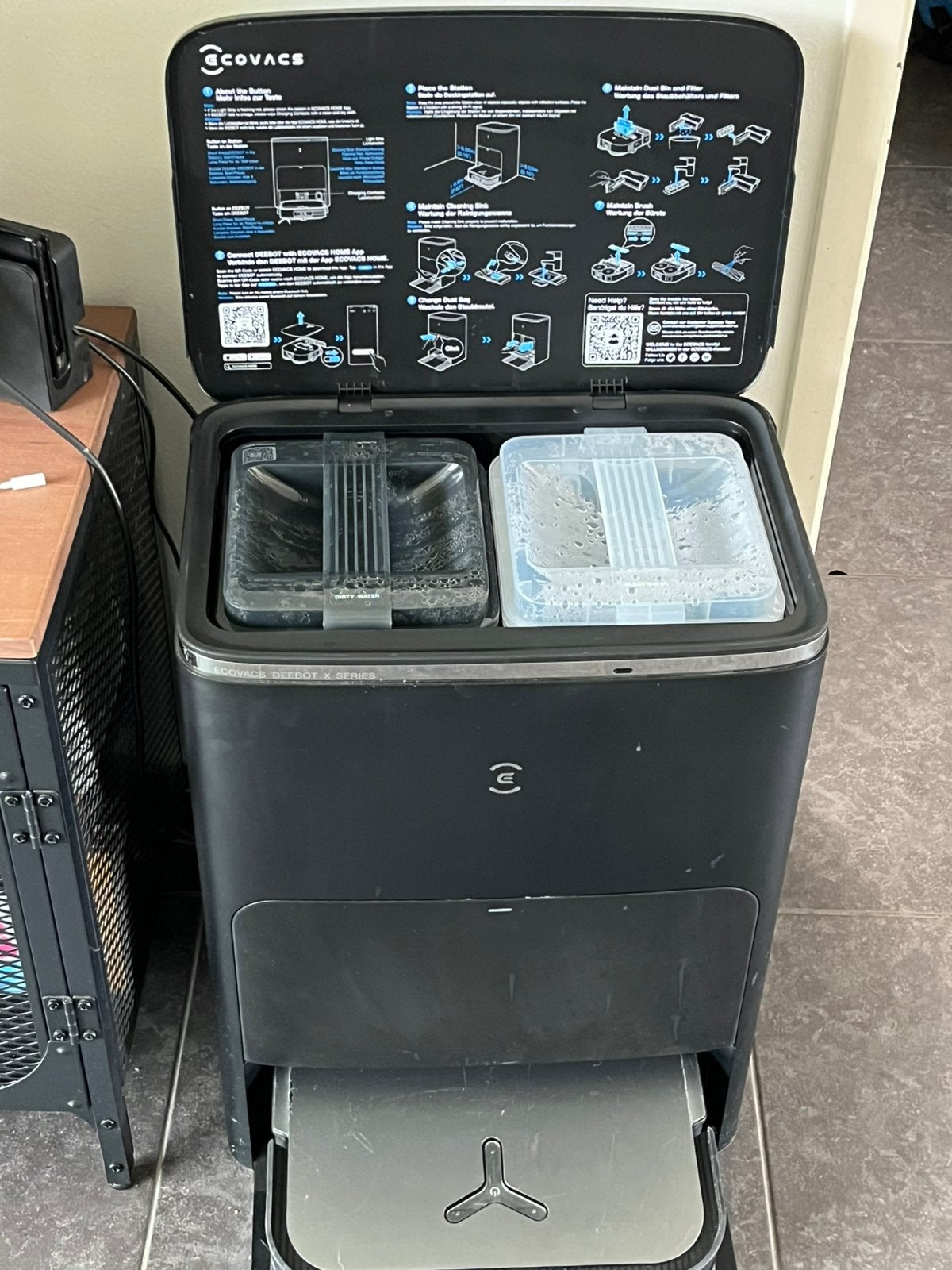 Ecovacs Deebot X2 Omni + Extra Onderdelen + Factuur, Ophalen, Gebruikt, Robotstofzuiger, Ecovacs