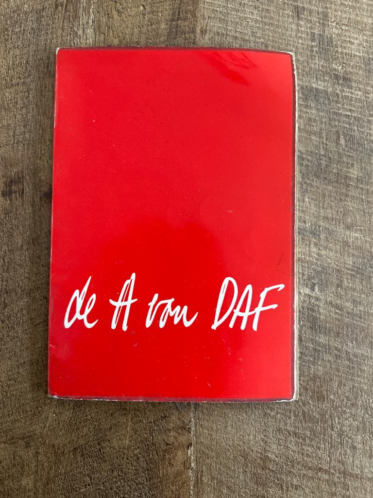 De A van DAF - Historisch boekje over DAF vrachtwagens, Boeken, Ophalen of Verzenden, Gelezen, Overige merken