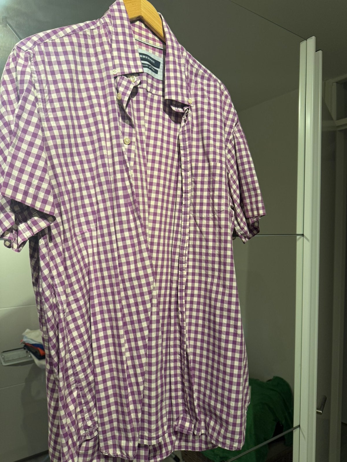 Net heren overhemd XL brixon, Kleding | Heren, Ophalen of Verzenden, Zo goed als nieuw, Maat 56/58 (XL)