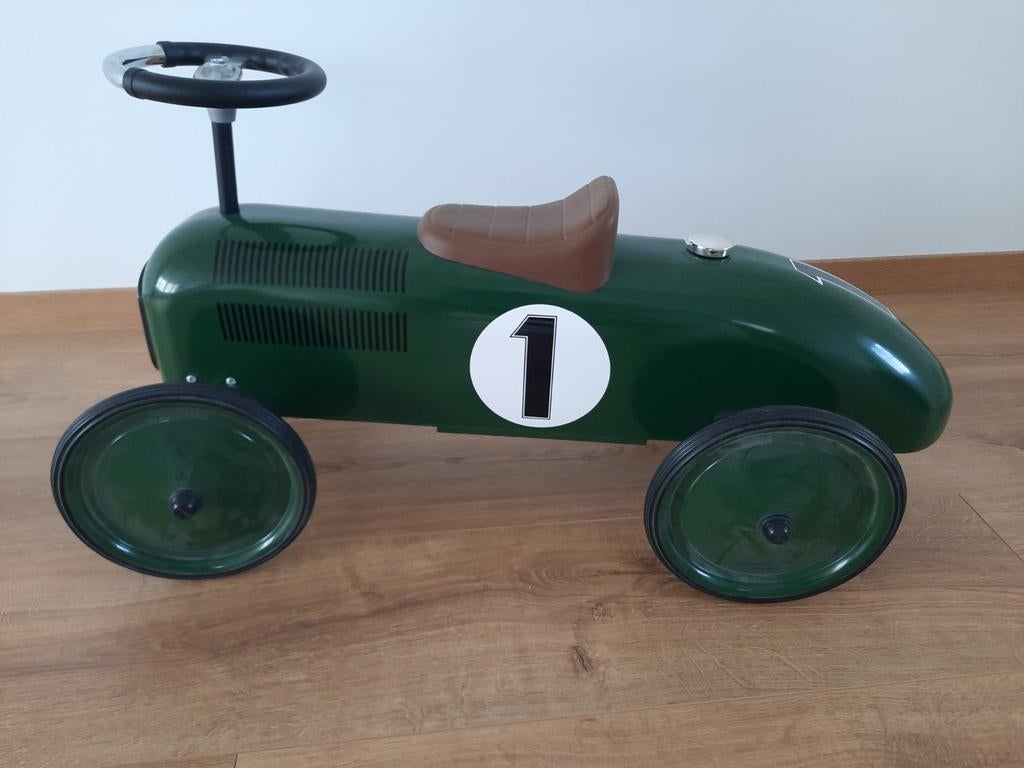 Prachtige donkergroene loopauto, Ophalen, Zo goed als nieuw, Loopvoertuig