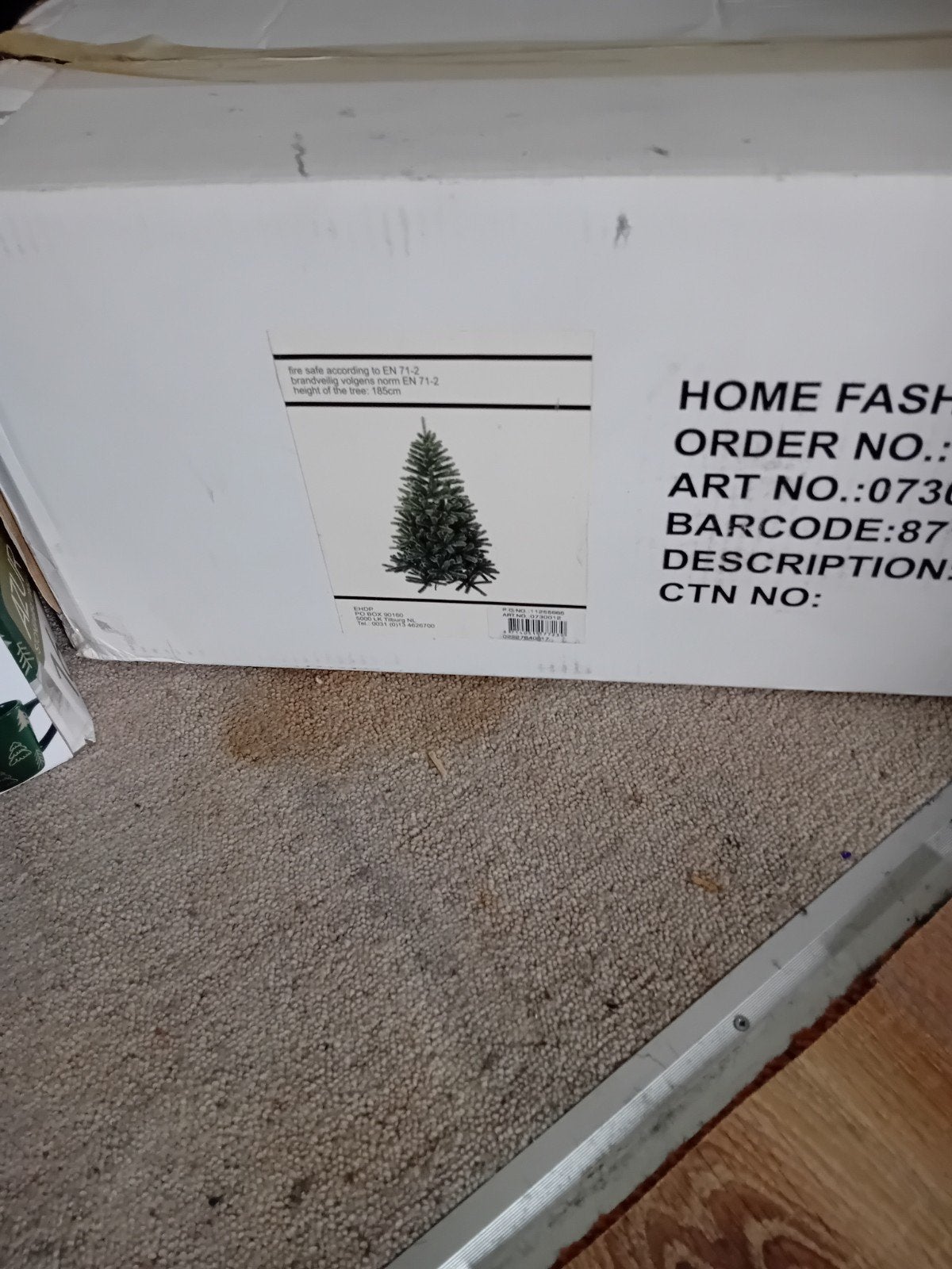 een mooie nieuwe kerstboom, Ophalen, Nieuw