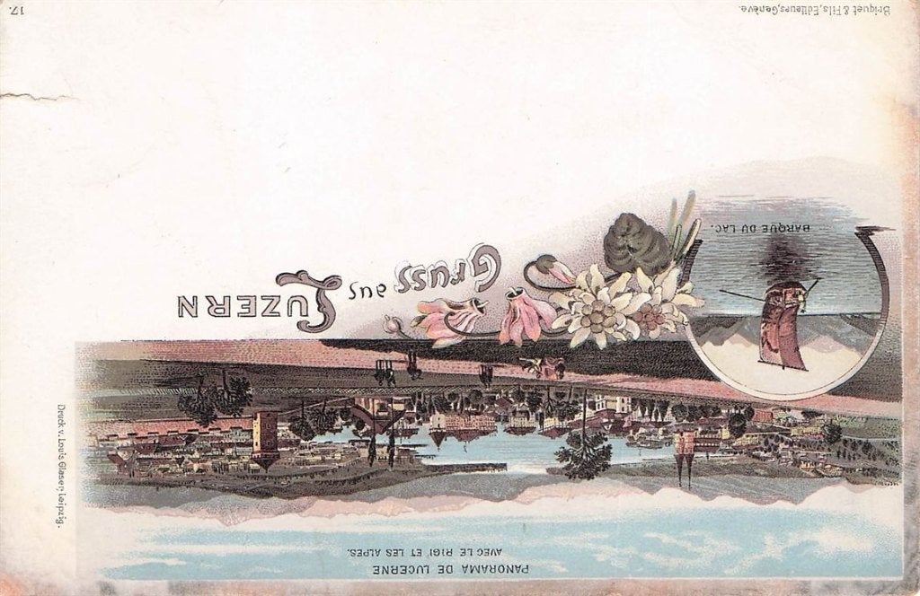 702-466-001 Luzern, Verzenden, Voor 1920, Overig Europa