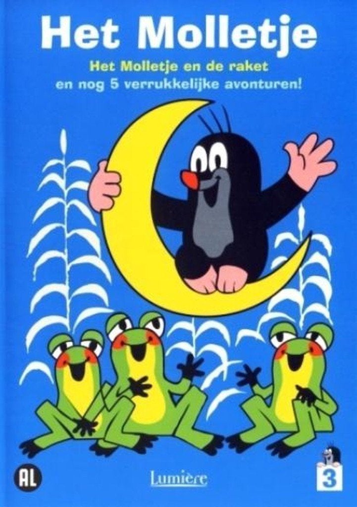 DVD Het Molletje - Het Molletje En De Raket (3), Avontuur, Alle leeftijden, Tv-serie, Ophalen of Verzenden