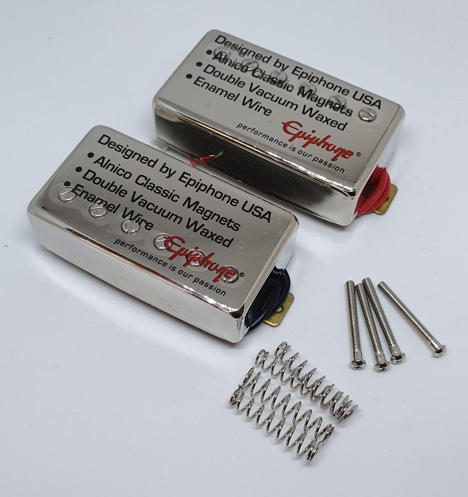 GRATIS VERZENDING !! Epiphone Alnico Humbucker pickup set, Ophalen of Verzenden, Nieuw, Elektrische gitaar