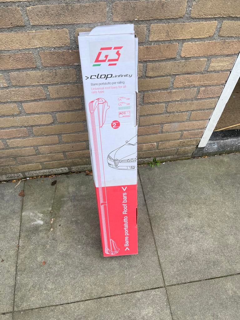 G3 Clop Infinity dakdragers telescopisch, Ophalen, Nieuw