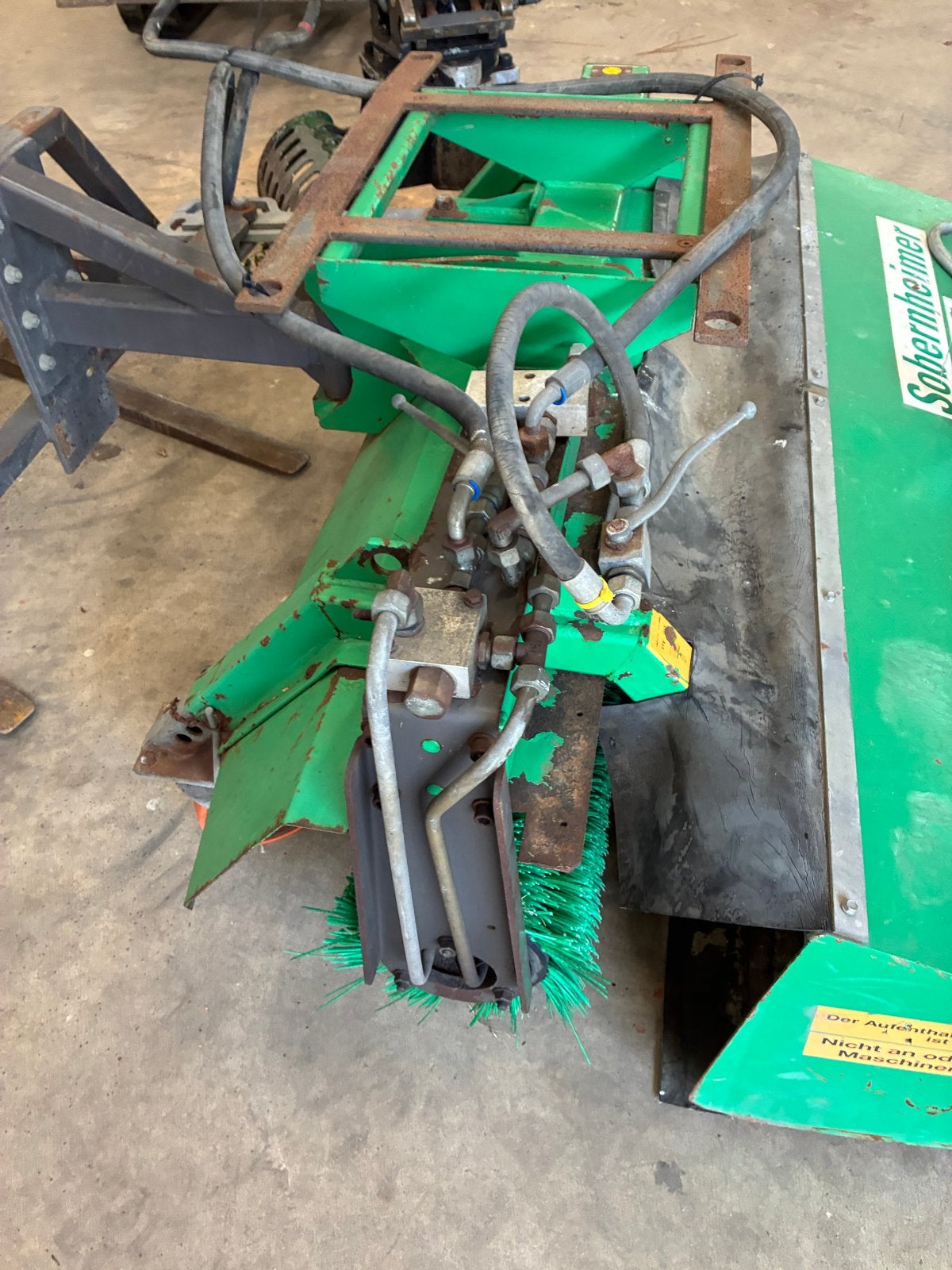 Sobernheimer veegmachine met opvangbak, Ophalen of Verzenden, G, G, G