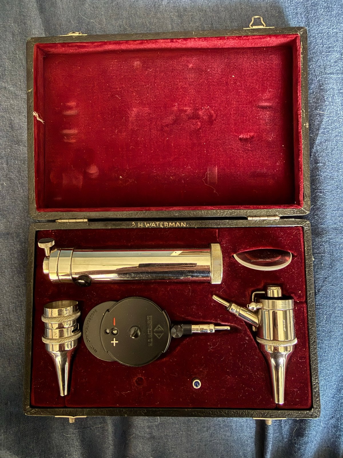 Vintage May Ophthalmoscoop in originele doos, Ophalen of Verzenden