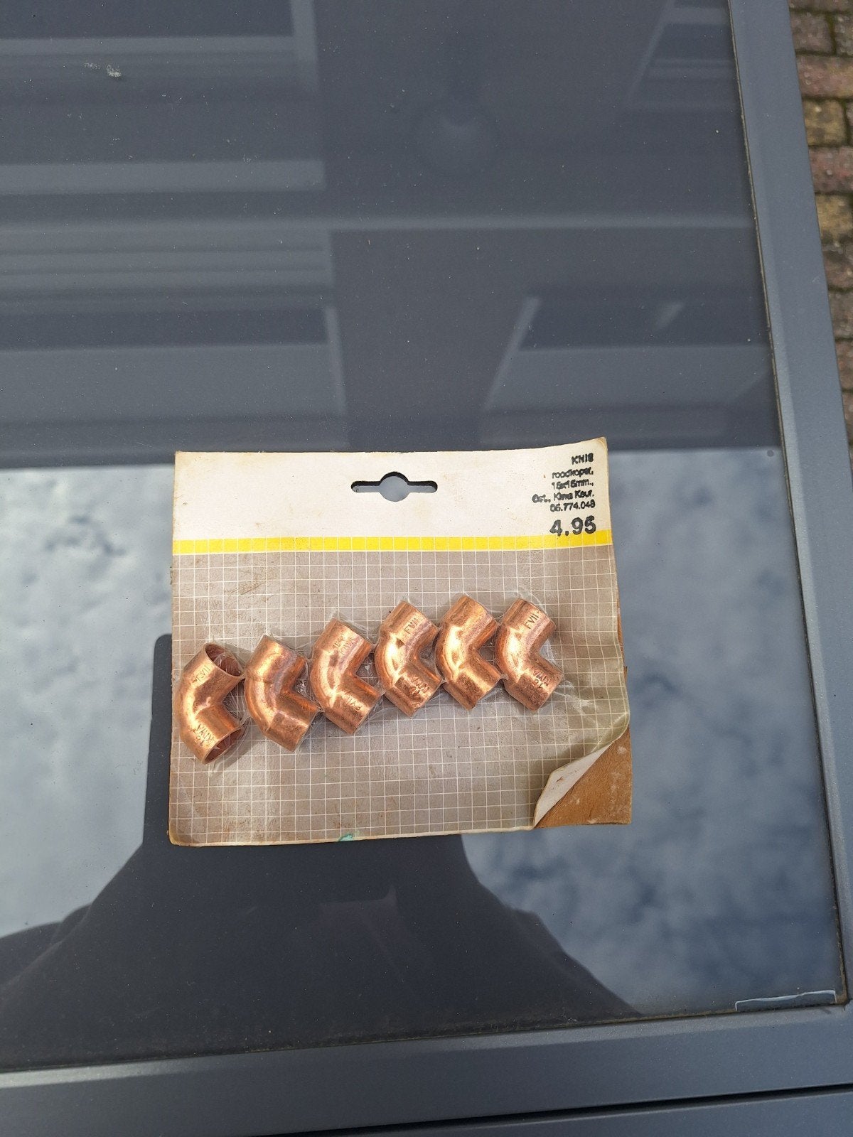 roodkoperen knietjes., Ophalen, Pvc, Overige typen, Minder dan 2 meter