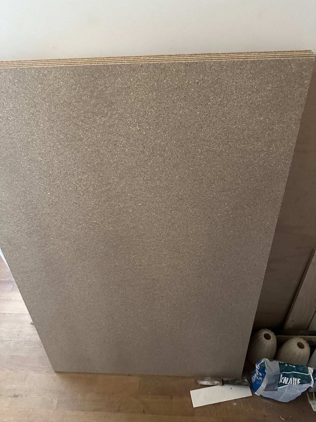 Spaanplaat 123x85 5 stuks, Ophalen, Zo goed als nieuw