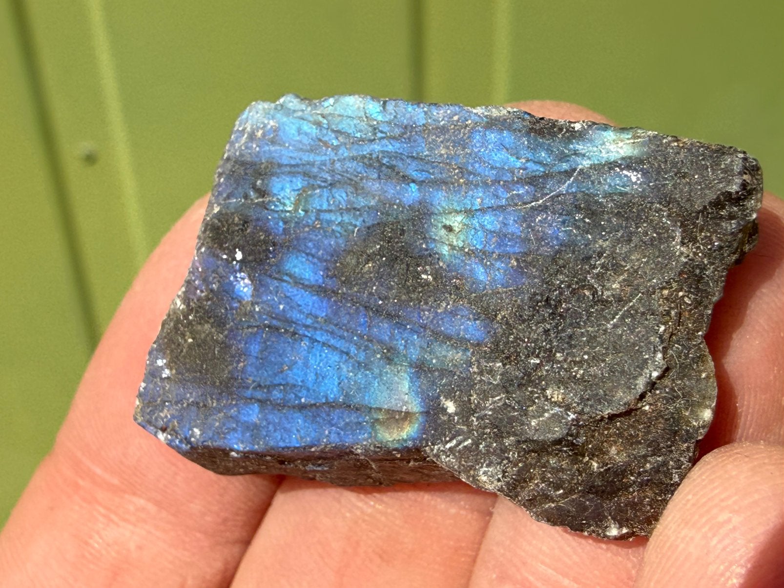 aangepolijst Labradoriet mineralen, Ophalen of Verzenden, Mineraal