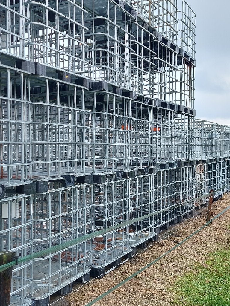 ibc container ibc kooien kratten houtkratten dakpankrat, Tuin en Terras, Haardhout, Minder dan 3 m³, Ophalen, Blokken
