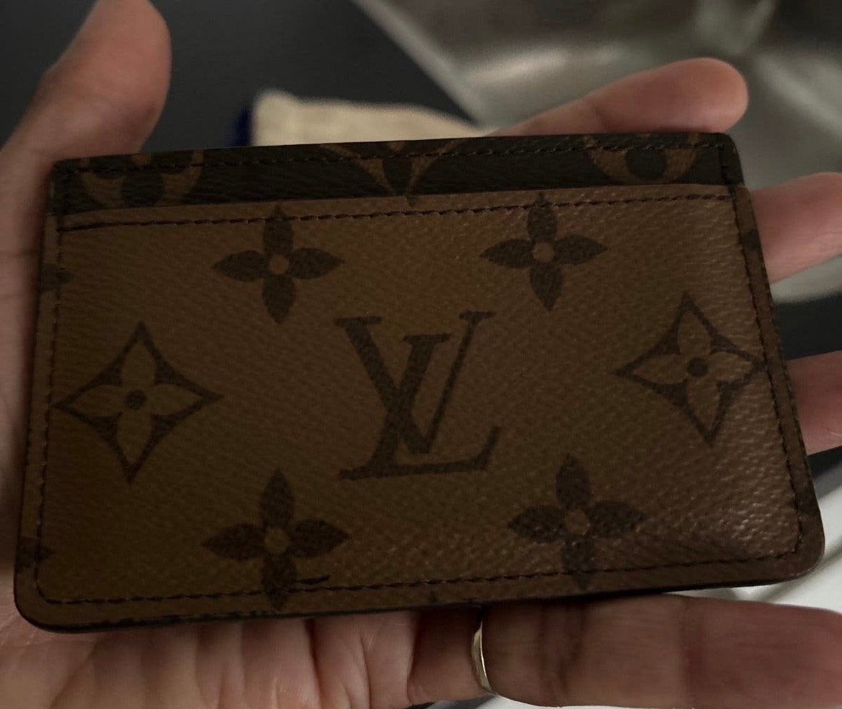 Louis Vuitton Pasjeshouder Monogram - Zo goed als nieuw, Overige merken, Bruin, Ophalen of Verzenden, Zo goed als nieuw