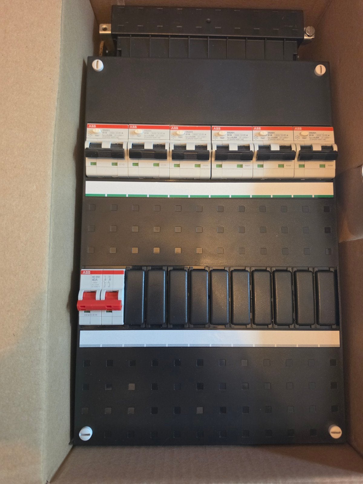 ABB Haf groepenkast of uitbreidingskast 6 groepen, Ophalen of Verzenden, Nieuw, ABB, Groepenkast
