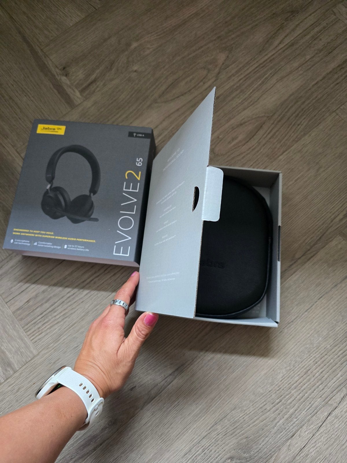 Jabra Evolve2 65 USB-A Headset - Zo goed als nieuw, Ophalen of Verzenden