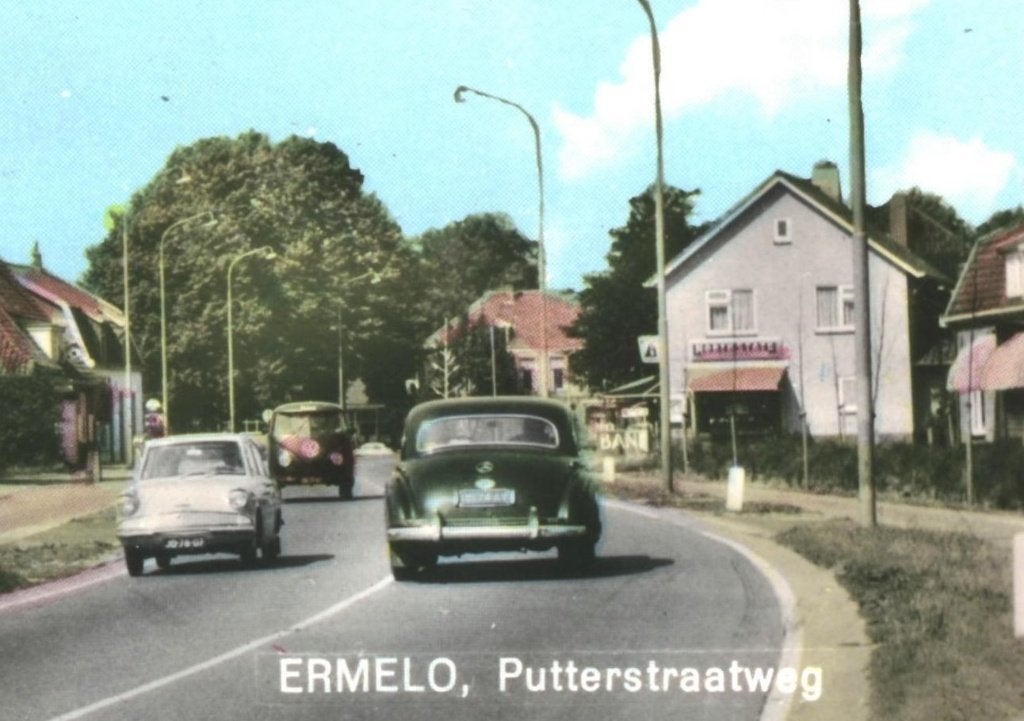 947456 Ermelo Putterstraatweg 1965 Postzegel afgeweekt, Ophalen of Verzenden, 1960 tot 1980, Gelopen, Gelderland